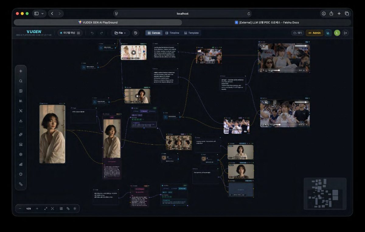 VUGEN workspace UI